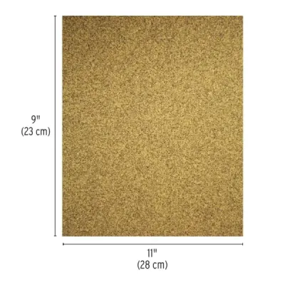 Lija Para Madera Grano 100 Amarilla 23 Cm X 28 Cm Truper