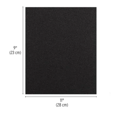 Lija De Agua Grano 80 23 Cm X 28 Cm De Carburo De Silicio Truper