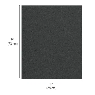 Lija De Agua Grano 360 23 Cm X 28 Cm De Carburo De Silicio Truper