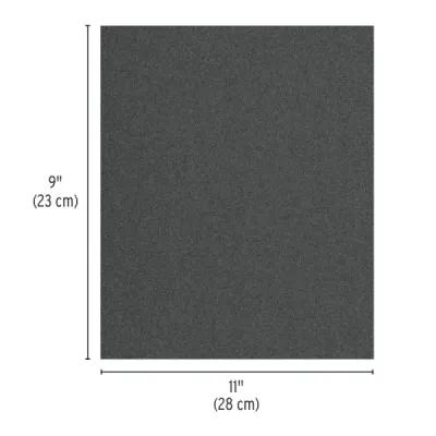 Lija De Agua Grano 500 23 Cm X 28 Cm De Carburo De Silicio Truper