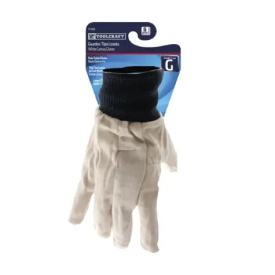 Guantes De Tela Tipo Loneta Unitalla Toolcraft Jardinería