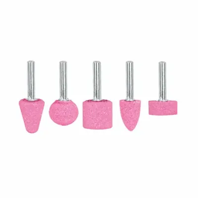 Juego De 5 Puntas Montadas Para Esmeril, Zanco 1/4" Truper