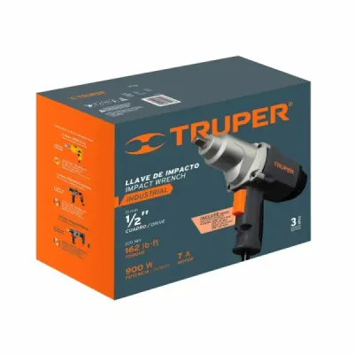 Pistola De Impacto Eléctrica Industrial De 1/2", 900 W Truper