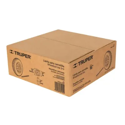 Rueda O Llanta Neumática De 16" X 4" Para Carretilla Truper