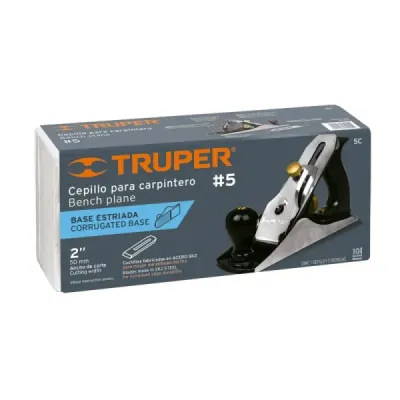 Cepillo Estriado Carpintero Número 5, Ancho De Corte 2" Truper