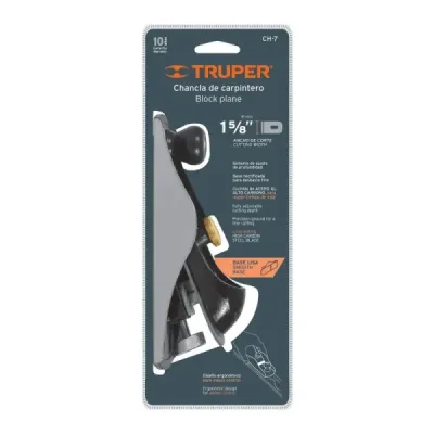 Cepillo Block Carpintero Profesional, Ancho De Corte 1.5/8" Truper