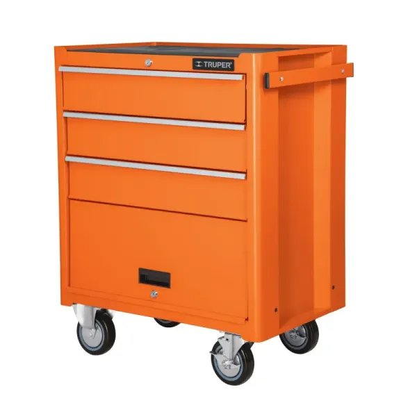 Gabinete Metálico Móvil Truper 4 Secciones Capacidad 90kg (GAMO-4090 - 12066)