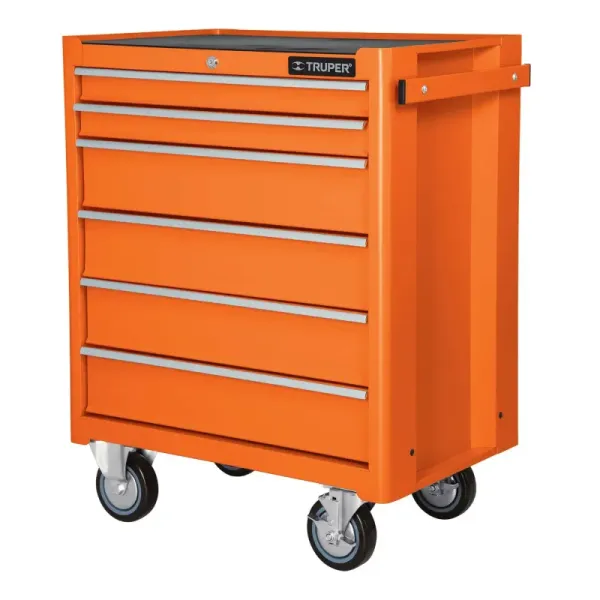 Gabinete Metálico Móvil Truper 6 Secciones Capacidad 130kg (GAMO-6130 - 12067)