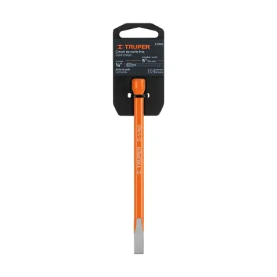 Cincel Profesional De 5" Con Cuña De 1/4" Y Cabeza Grande Truper