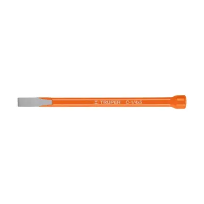 Cincel Profesional De 5" Con Cuña De 1/4" Y Cabeza Grande Truper