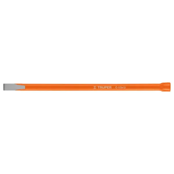 Cincel Profesional De 12" Con Cuña De 1/2" Y Cabeza Grande Truper (C-1/2X12 - 12124)