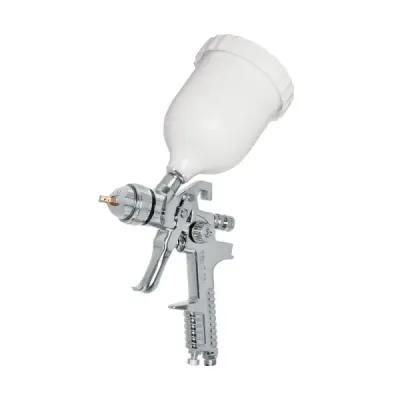 Pistola De Gravedad Hvlp 500 Ml, 1.7 Mm Con Vaso Plástico Truper