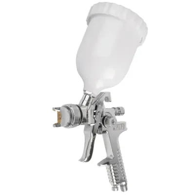 Pistola De Gravedad Hvlp 500 Ml, 2 Mm Con Vaso Plástico Truper