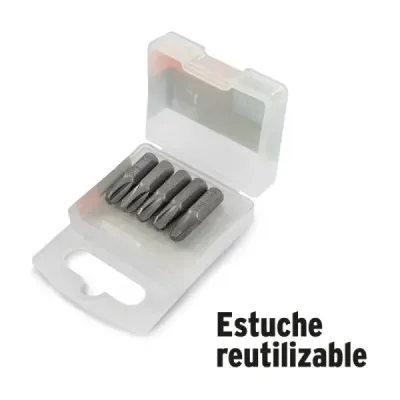 Set De 5 Puntas Industrial Estrella Ph3 De 2" Zanco 1/4" Truper