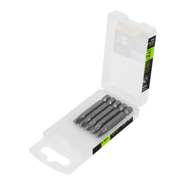 Set De 5 Puntas Pozidriv Pz3 De 2", Zanco 3/4" Industrial Truper (PUDE-2203 - 12164)