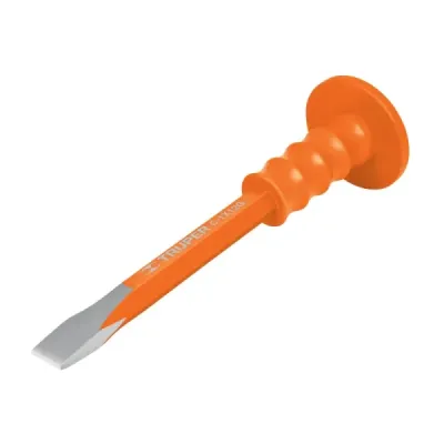 Cincel De 12" Con Cuña De 7/8", Incluye Grip Protector Truper