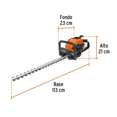Cortasetos A Gasolina 26 Cc, 1 Hp 3 Posiciones Profesional Truper