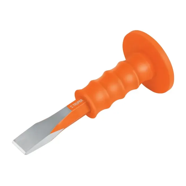 Cincel De 8" Con Cuña De 1", Incluye Grip Protector Truper (C-1X8G - 12276)