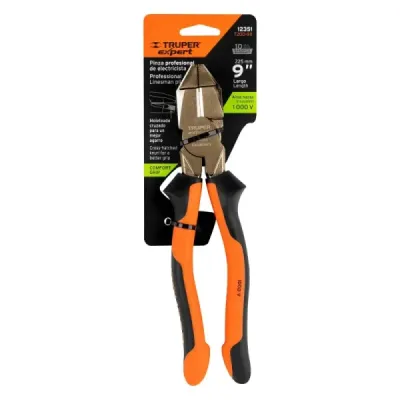 Alicate De Electricista Industrial De 9", Comfort Grip Truper
