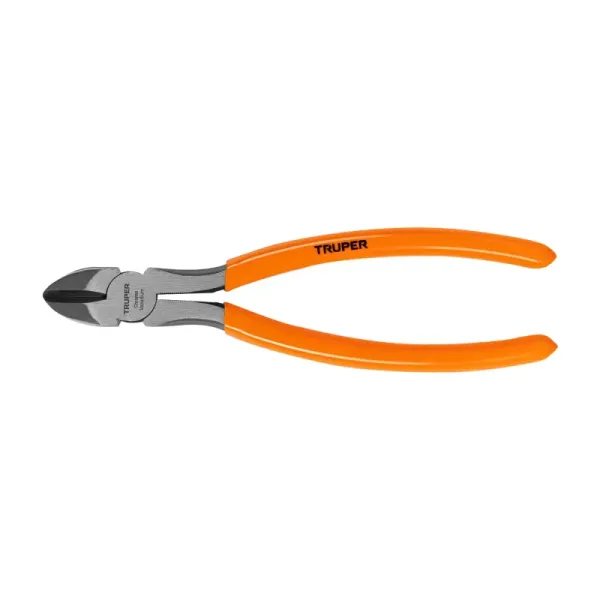 Alicate Corta Frío De 8" Uso Profesional, Mango De Pvc Truper (T202-8 - 12353)