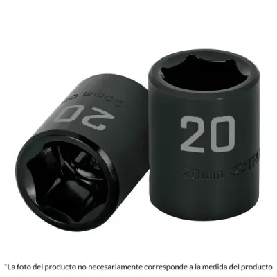 Copa Estándar De Impacto 6 Puntas De 21 Mm Cuadrante 1/2" Truper