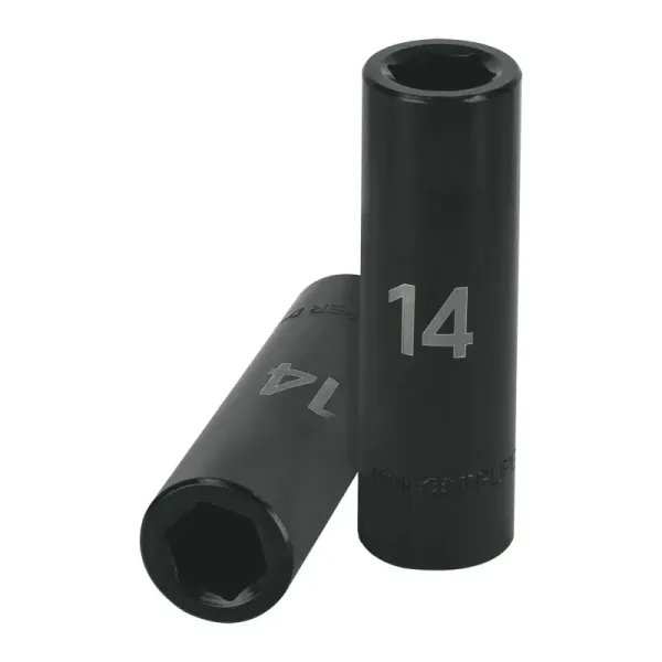 Copa Larga De Impacto 6 Puntas De 14 Mm Cuadrante 1/2" Truper (D-7314-ML - 12426)