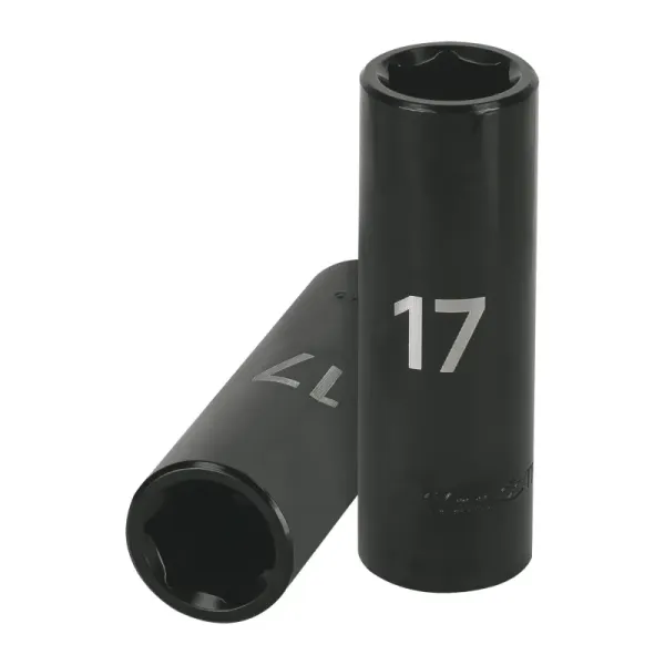 Copa Larga De Impacto 6 Puntas De 17 Mm Cuadrante 1/2" Truper (D-7317-ML - 12429)
