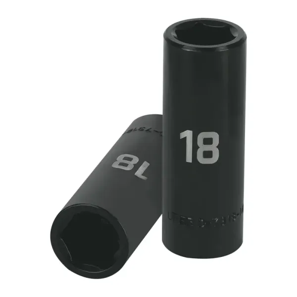 Copa Larga De Impacto 6 Puntas De 18 Mm Cuadrante 1/2" Truper (D-7318-ML - 12430)