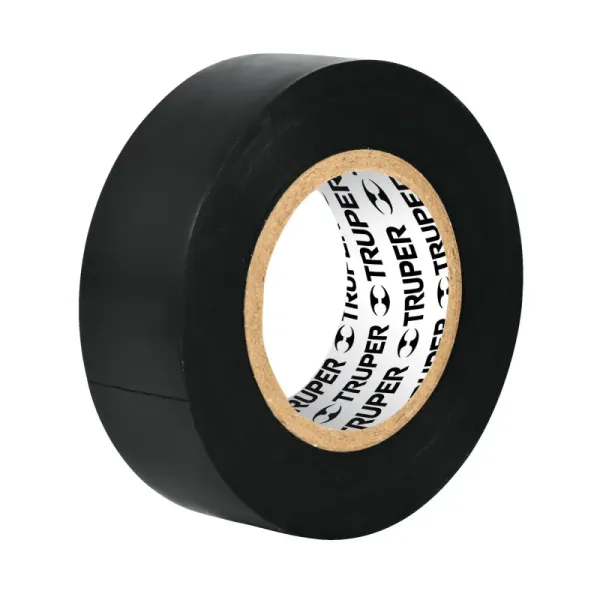 Cinta De Aislar Profesional De Pvc Negra De 9 M X 19 Mm Truper (M-22 - 12501)