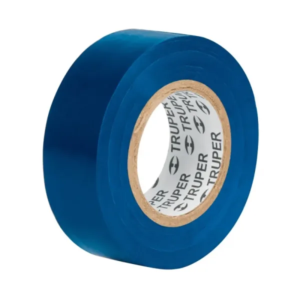 Cinta De Aislar Profesional De Pvc Azul De 18 M X 19 Mm Truper (M-33Z - 12505)