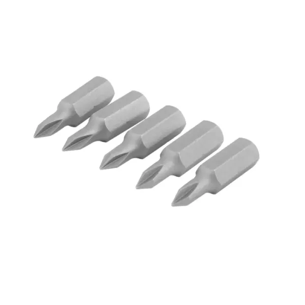 Juego De 5 Puntas Planas 1/4' De 1' Toolcraft En Acero S2 (TC1241)