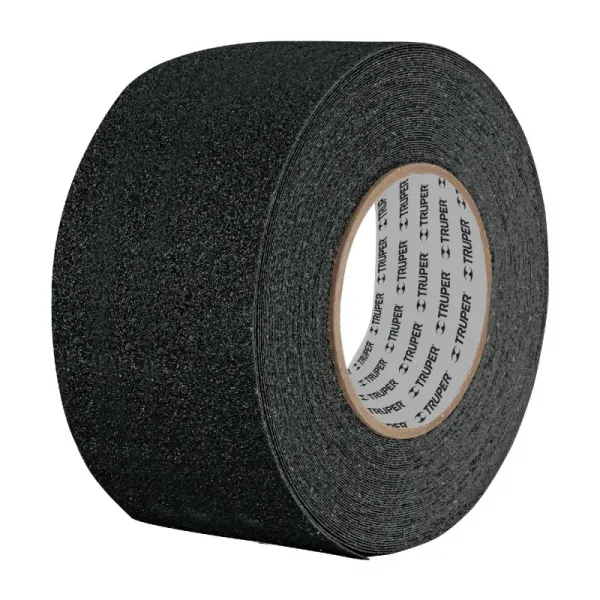 Cinta Antiderrapante Para Pisos De 5 M X 5 Cm Con Adhesivo Truper (CIA-25N - 12532)