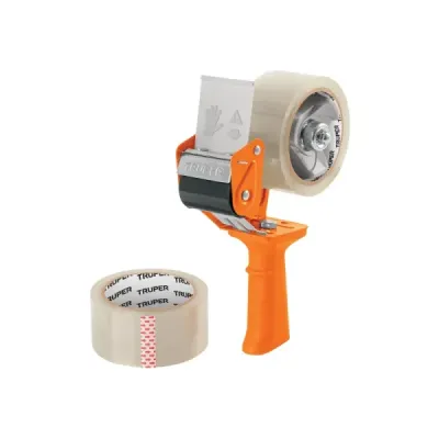 Dispensador De Cinta Ancha Con Cortador, Incluye 2 Cintas Truper