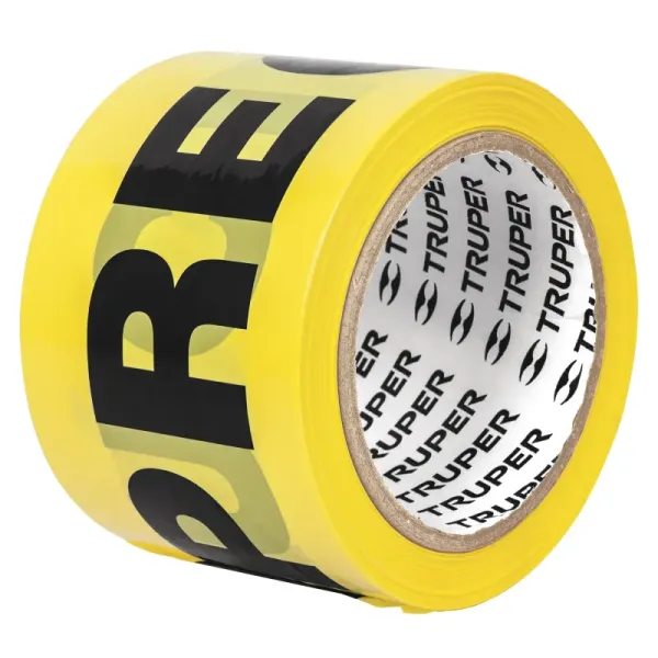 Cinta De Marcación Precaución Amarilla 100 M X 75 Mm Truper (CIDE-101 - 12578)