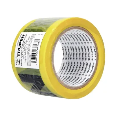 Cinta De Marcación Precaución Amarilla 100 M X 75 Mm Truper