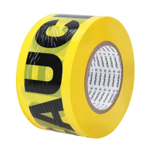 Cinta De Marcación Precaución Amarilla 304 M X 75 Mm Truper (CIDE-301 - 12583)