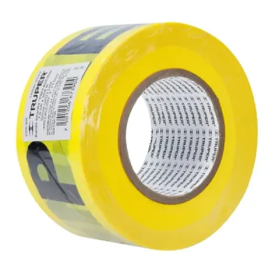Cinta De Marcación Precaución Amarilla 304 M X 75 Mm Truper