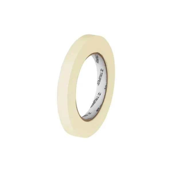 Cinta De Enmascarar Profesional De 50 Metros, Ancho 12 Mm Truper (MSK-1/2 - 12589)