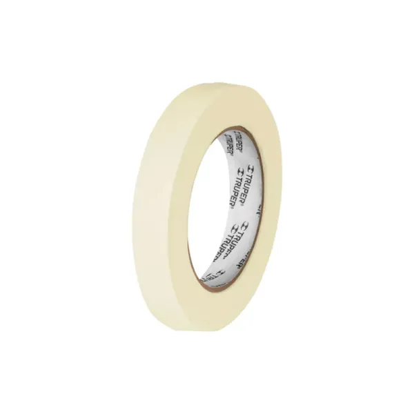 Cinta De Enmascarar Profesional De 50 Metros, Ancho 18 Mm Truper (MSK-3/4 - 12590)