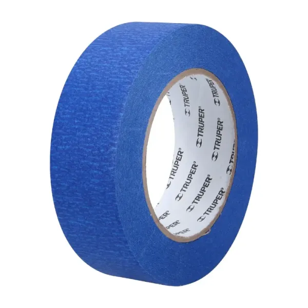 Cinta De Enmascarar Para Pintar Color Azul De 50 Mt X 36 Mm Truper (MSK-1-1/2A - 12623)
