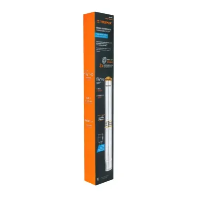 Bomba Sumergible Bala 1.1/2 Hp Acero Inoxidable, Agua Limpia Truper