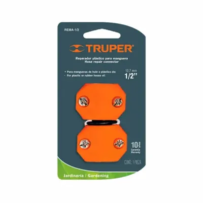 Acople Plástico Para Manguera De 1/2", Reparador O Unión Truper