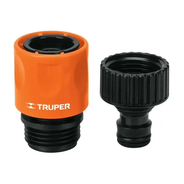 Acople Rápido Sistema Click Para Manguera, Uso En Llave Truper (CLICK-GR - 12724)