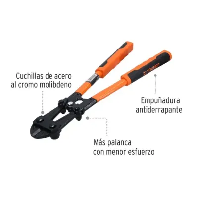 Cizalla Profesional Corta Pernos De 1/4 Truper