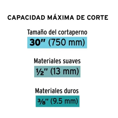 Cizalla Profesional Corta Pernos De 1/2 Truper