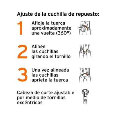 Cuchilla 7/16' De Repuesto Para Cizalla Truper Cp-24x