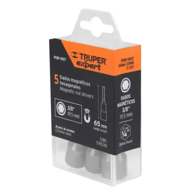 Set De 5 Copas Magnéticas 3/8", Zanco 1/4" Truper