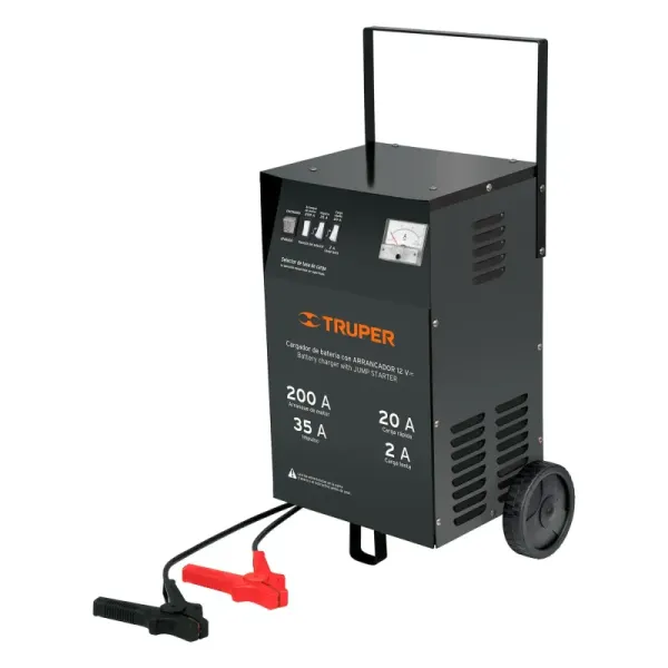 Cargador De Baterías 12 V, 200 A Con Carga Rápida Y Lenta Truper (CARBA-200 - 13029)