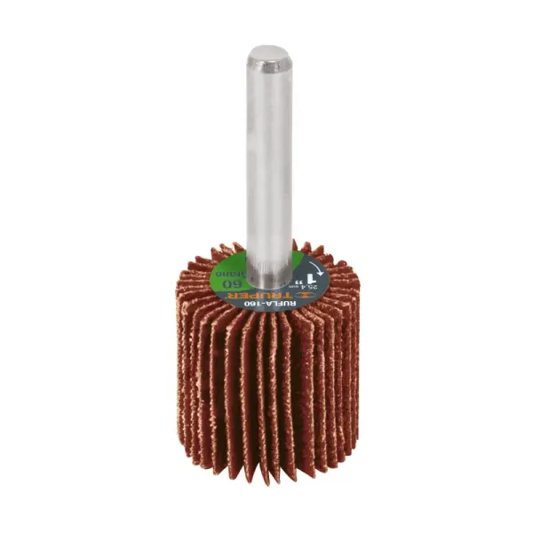 Rueda Flap De 1" Con Zanco De 1/4" Y Grano 60 Truper (RUFLA-160 - 13033)