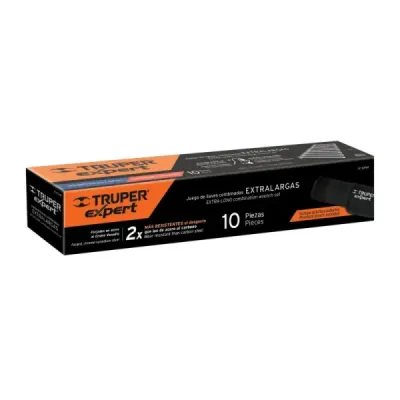 Set 10 Llaves Mixtas Extralargas Truper Pulgadas Y Métricas